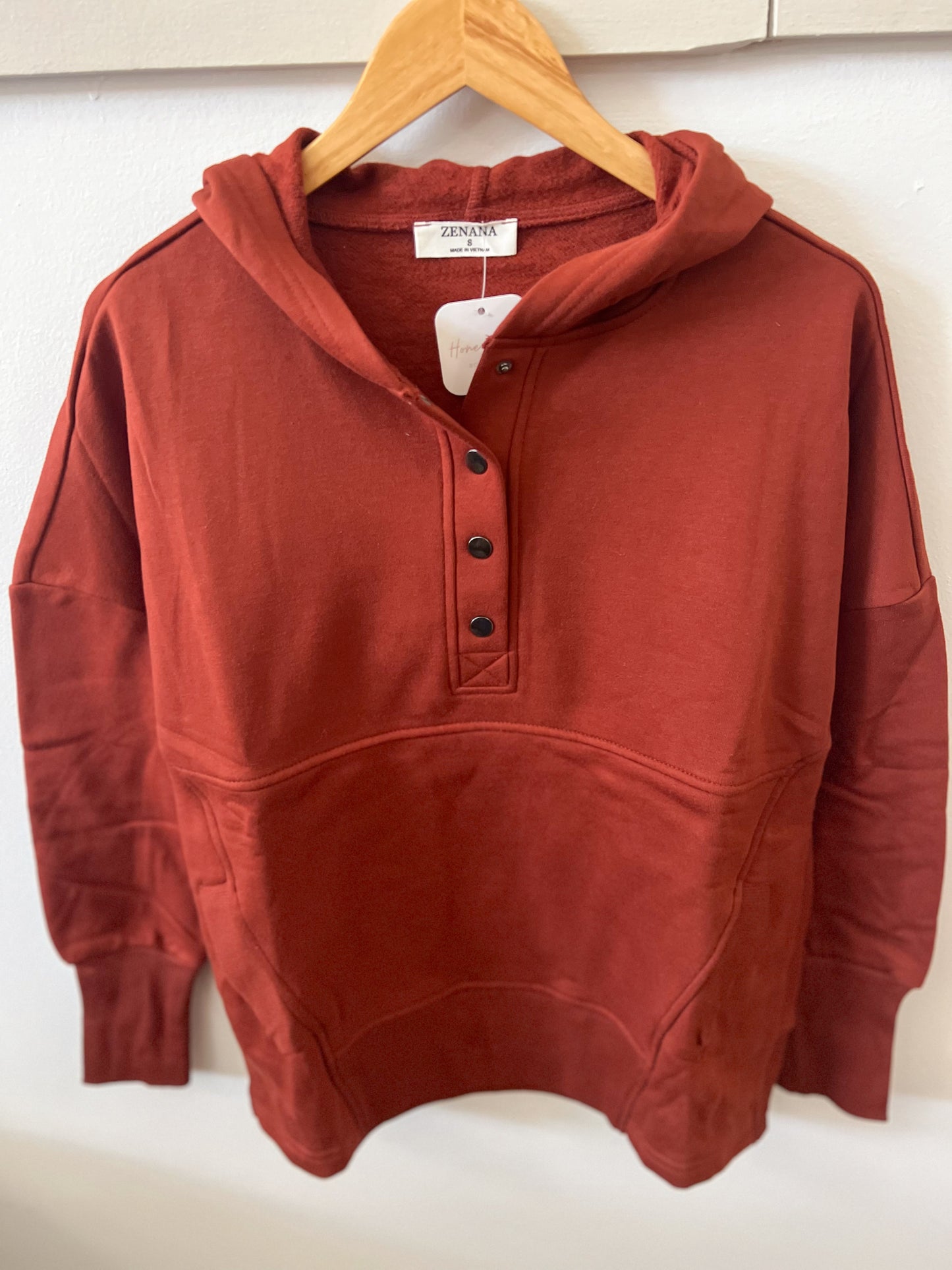 Half Button Fleece Pullover (3 colors)