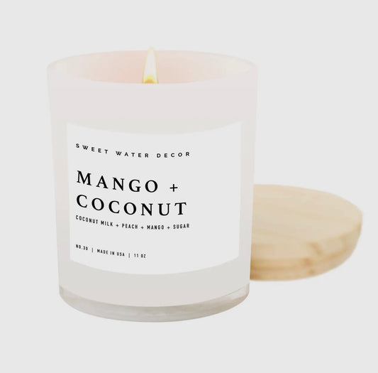 Mango & Coconut Soy Candle - 11oz