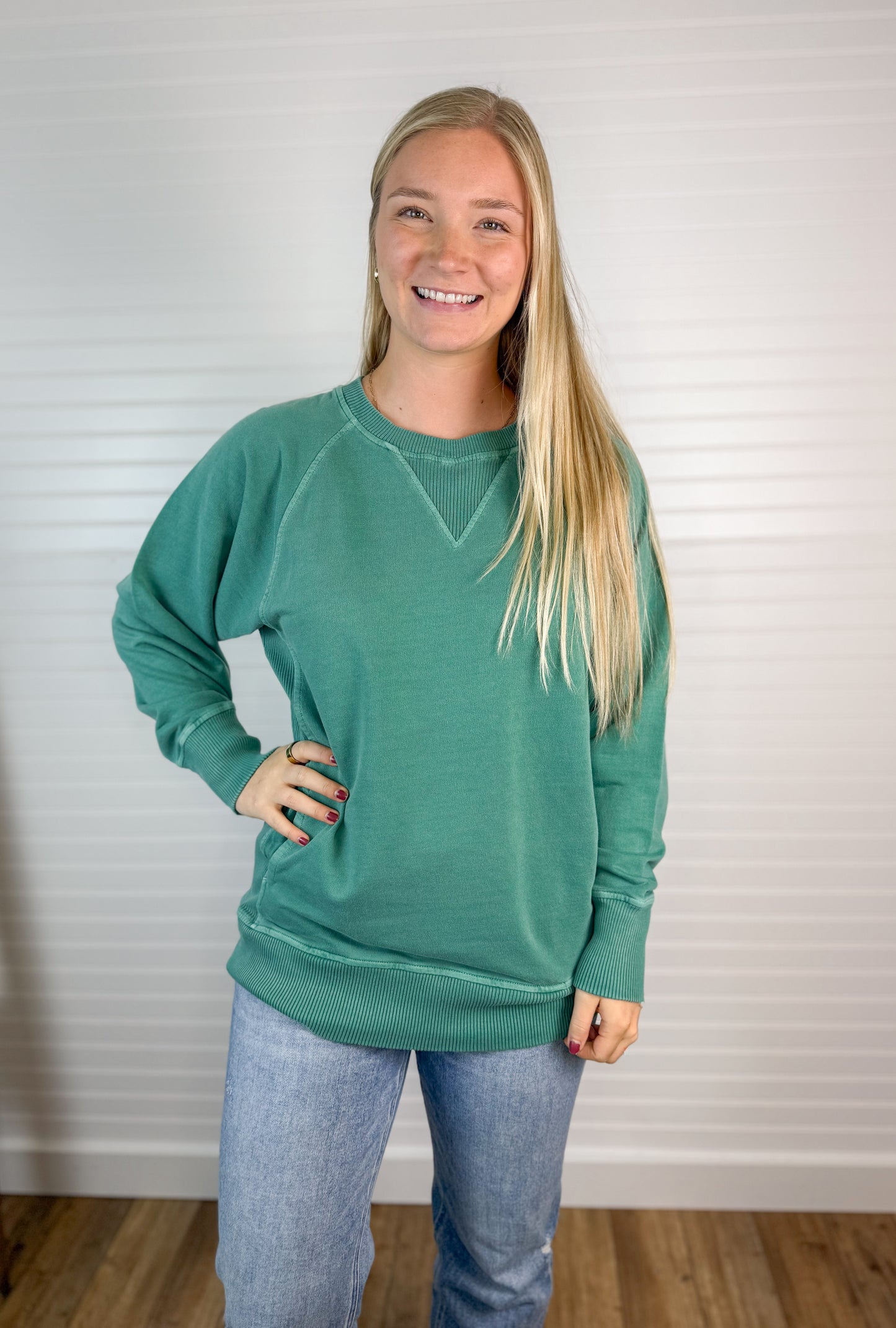 Pigment Dyed French Terry Pullover (5 colors)