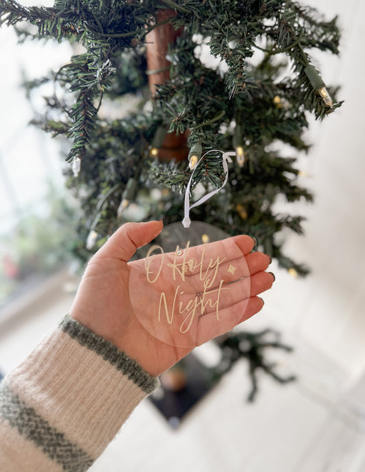 O Holy Night Acrylic Ornament