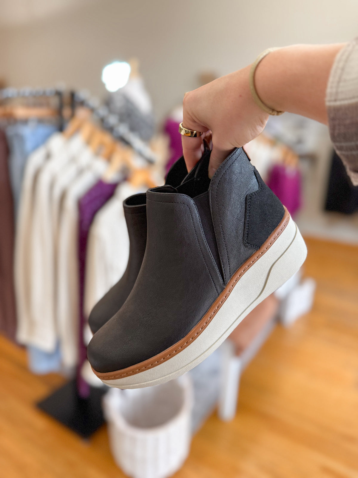 Blowfish Wedge Sneaker - Black