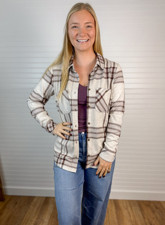 Lewis Soft Button Down Top (2 colors)