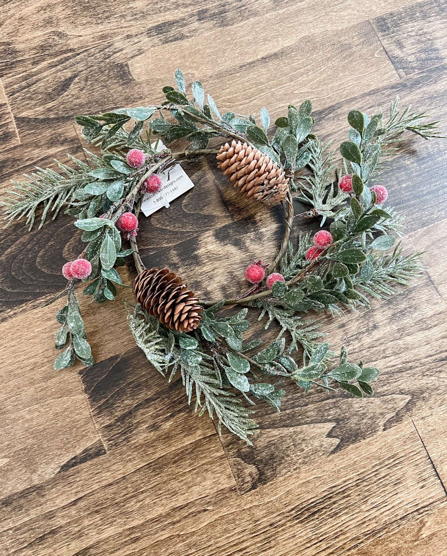 Berry Pine Candle Ring