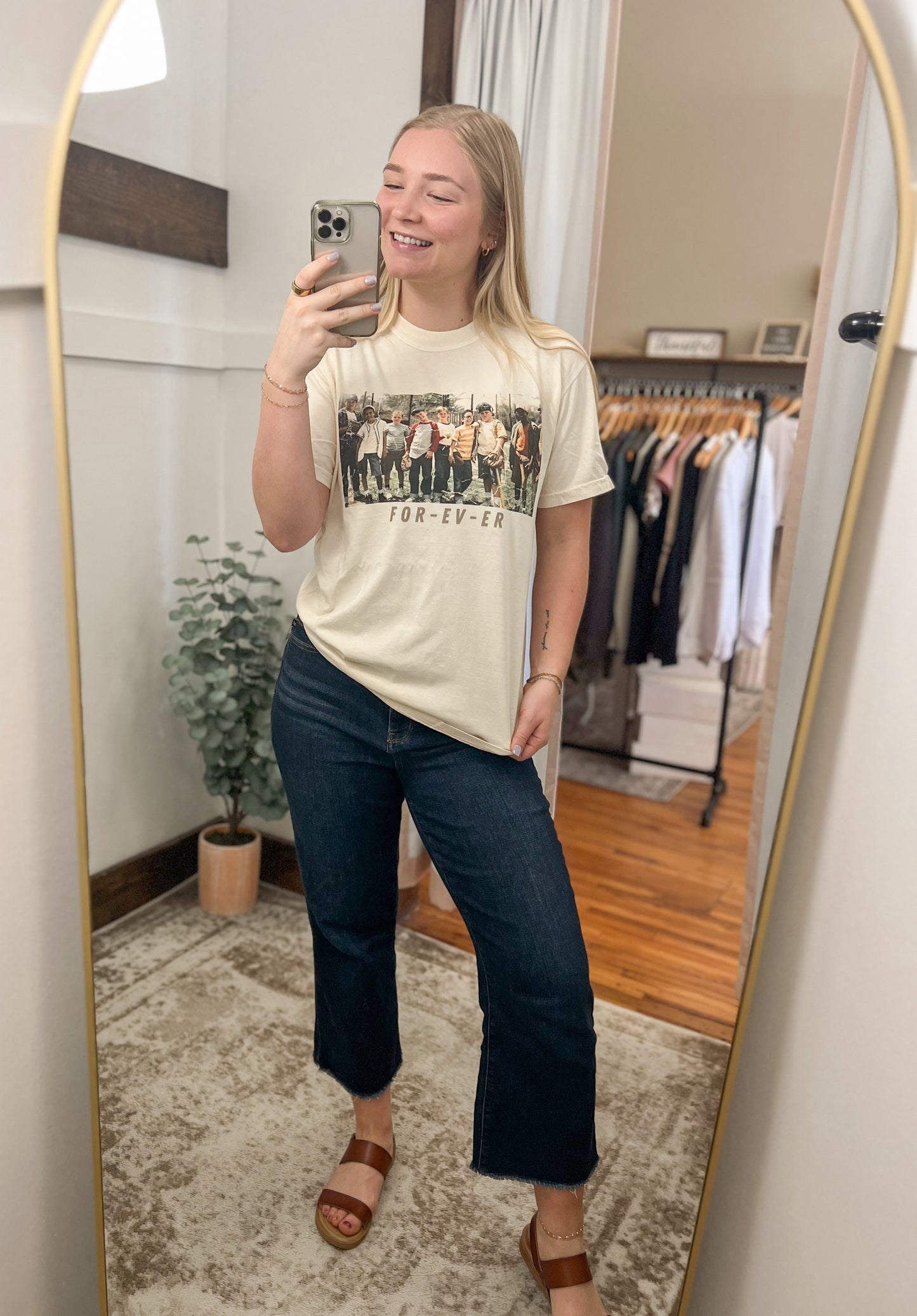 Sandlot Baseball Graphic Tee - Off White