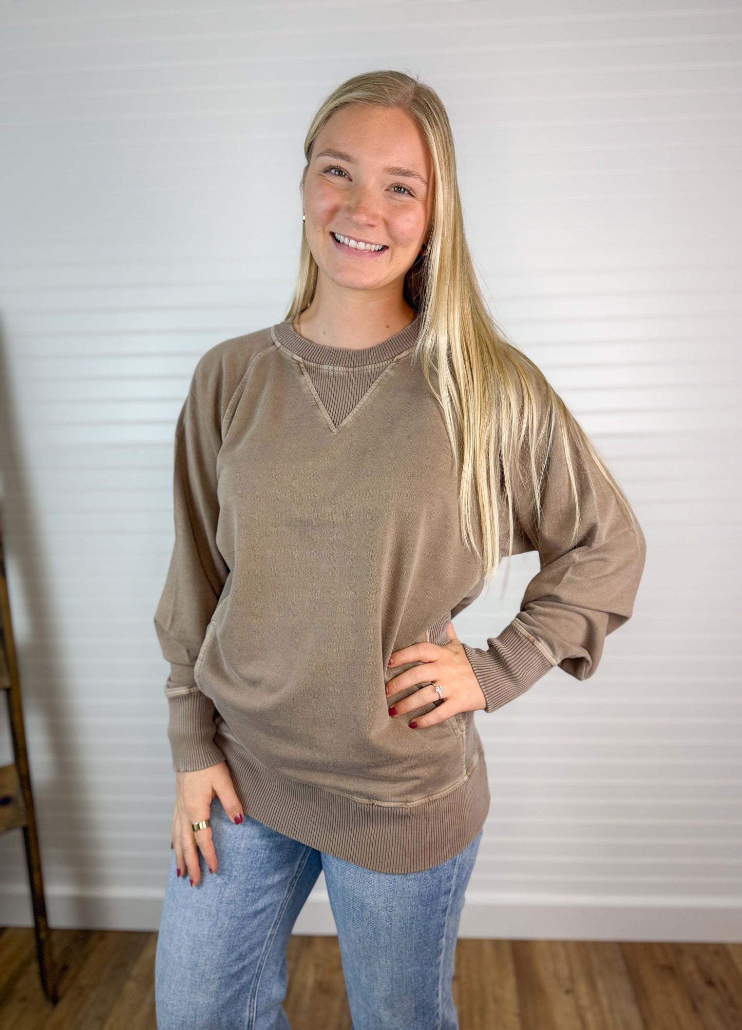 Pigment Dyed French Terry Pullover (5 colors)