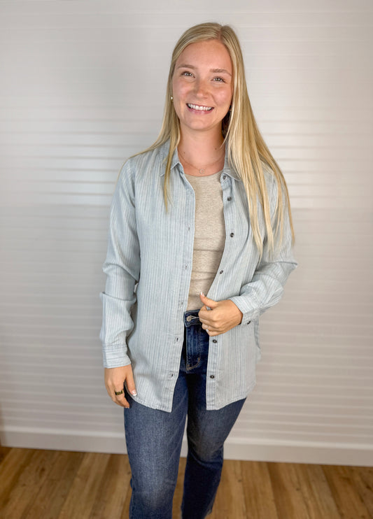 Button Down Shirt - Herringbone