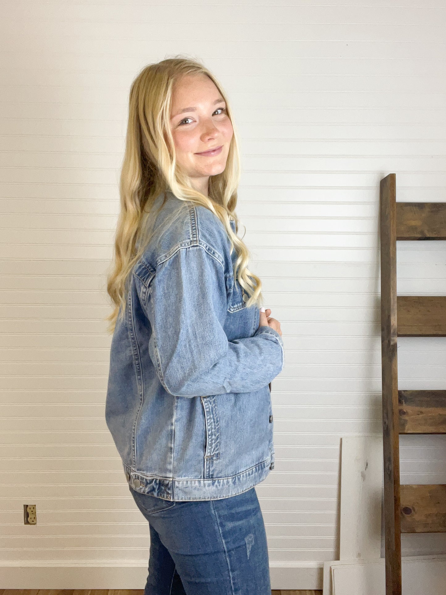 Oversized Denim Jacket - Light