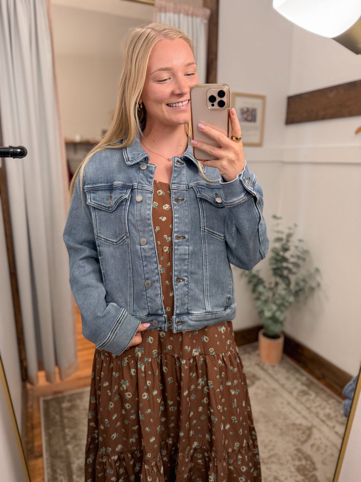 Cozy Knit Denim Jacket - Judy Blue