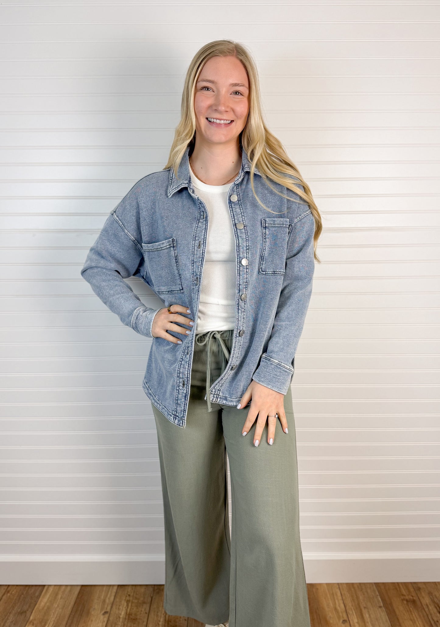 Linen Blend Crop Wide Leg Pants (2 colors)