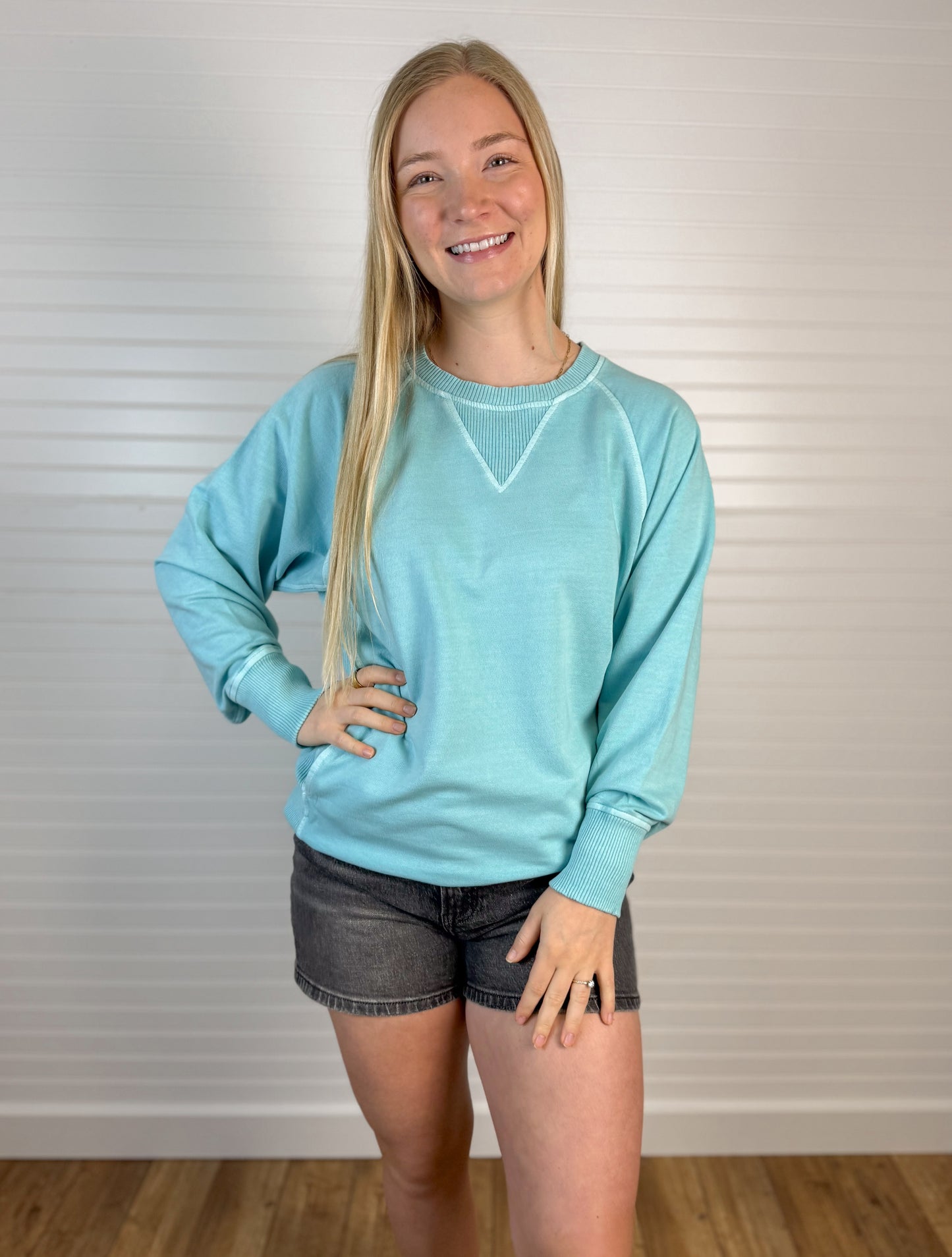 Pigment Dyed French Terry Pullover (8 colors)
