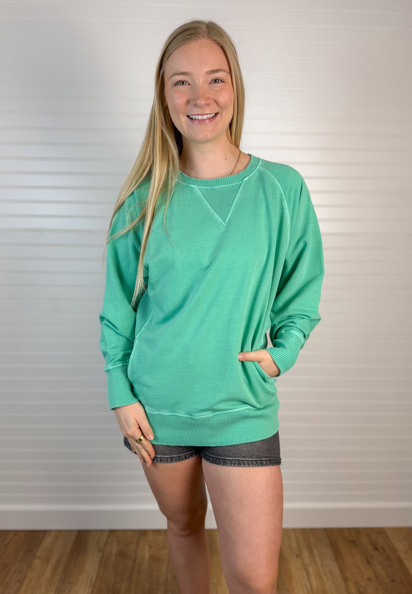 Pigment Dyed French Terry Pullover (8 colors)