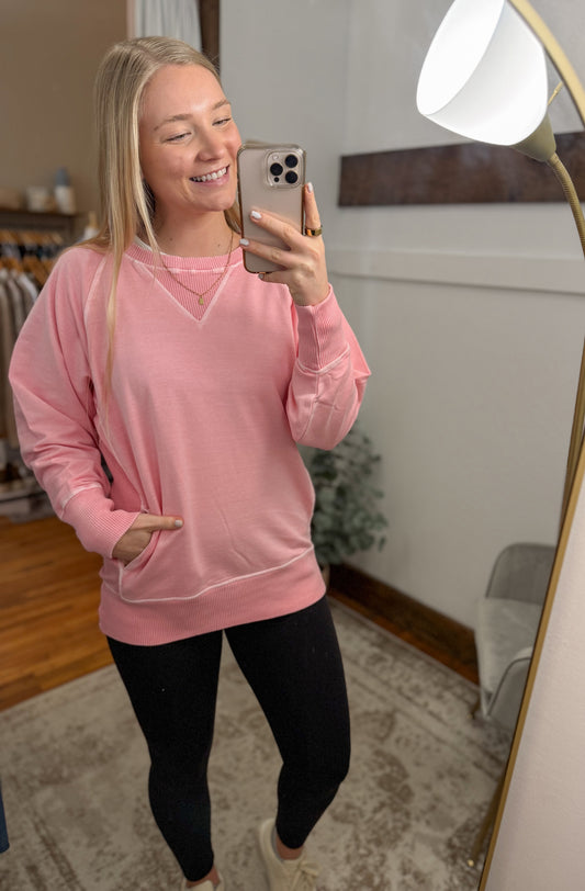 Pigment Dyed French Terry Pullover (8 colors)