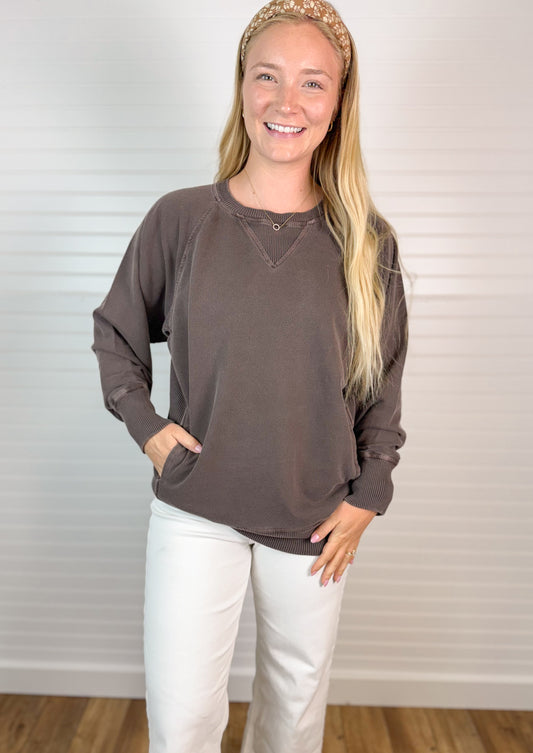 Pigment Dyed French Terry Pullover (8 colors)