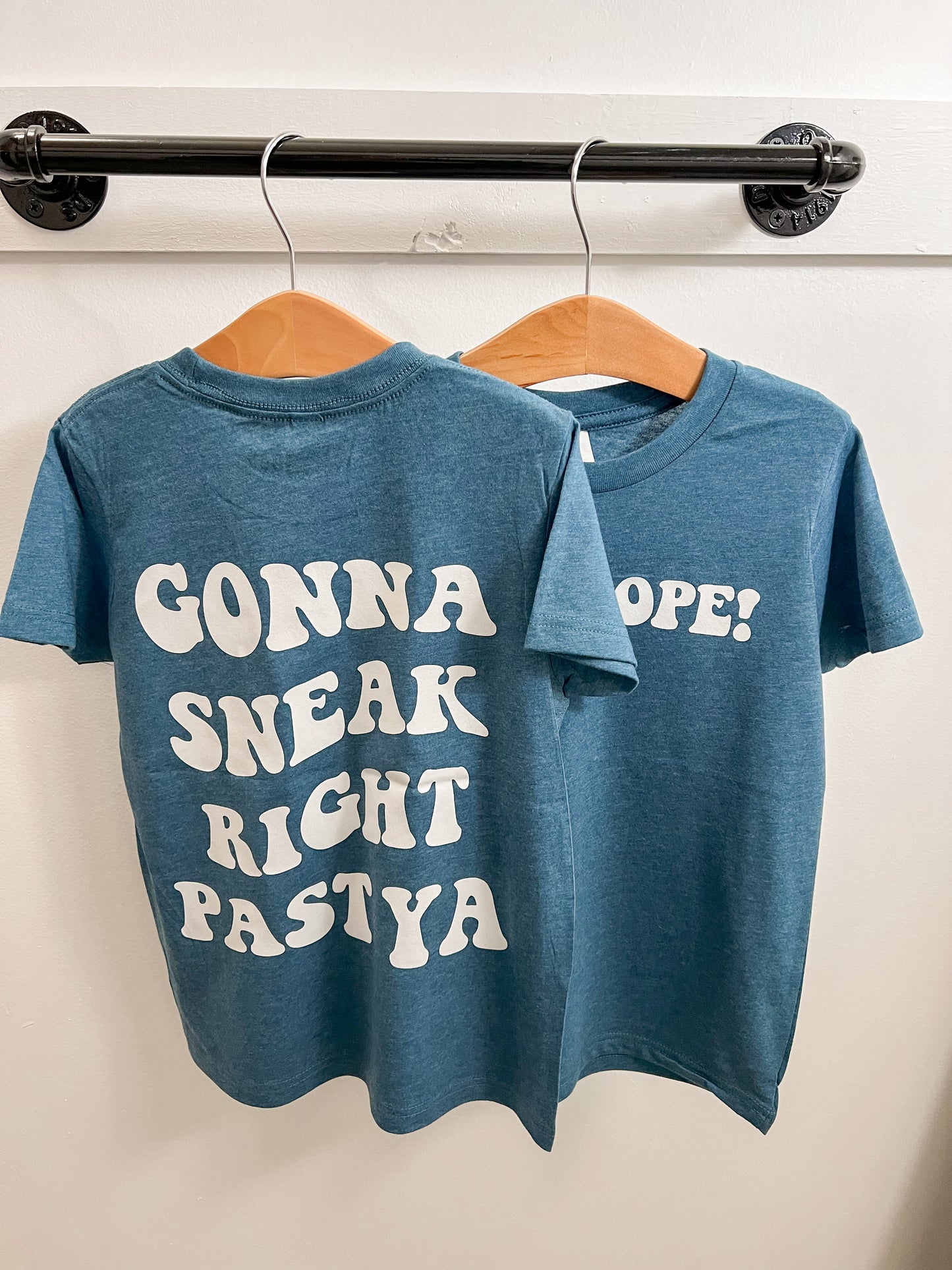 Ope! Youth Tee - Heather Blue