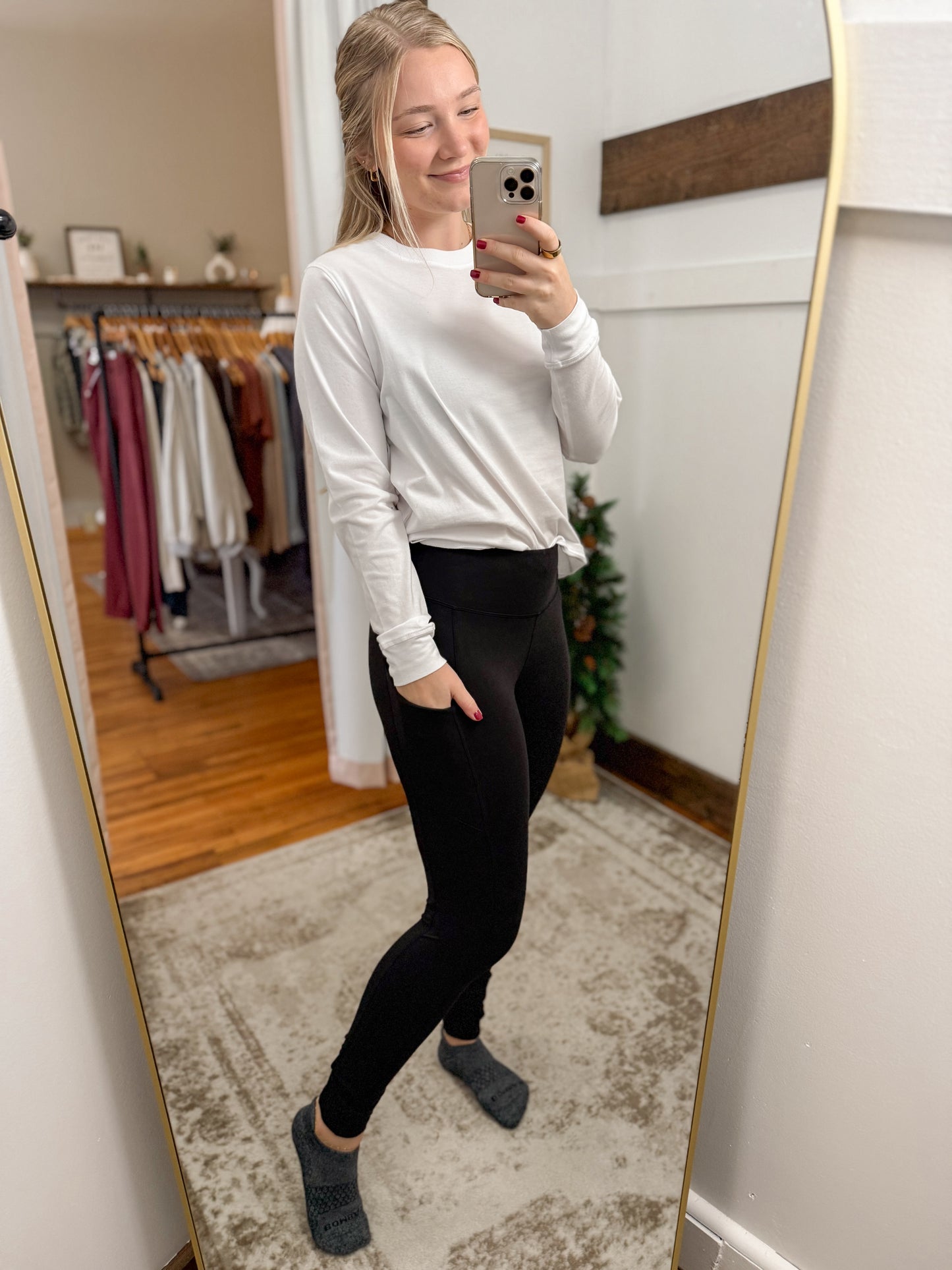 Buttery Soft Pocket Leggings - Black