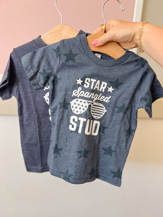 Star Spangled Stud Tee (2 prints)