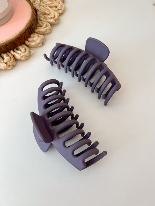 Matte Hair Claw Clips (5 colors)