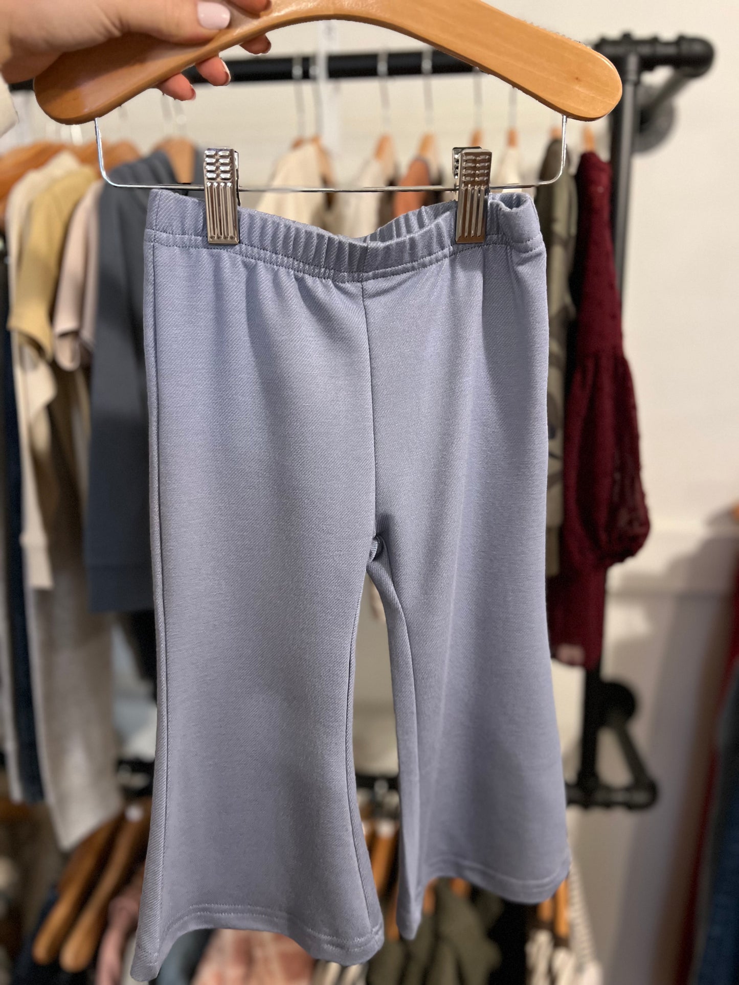 Blakely Boho Bell Bottoms - Light Denim