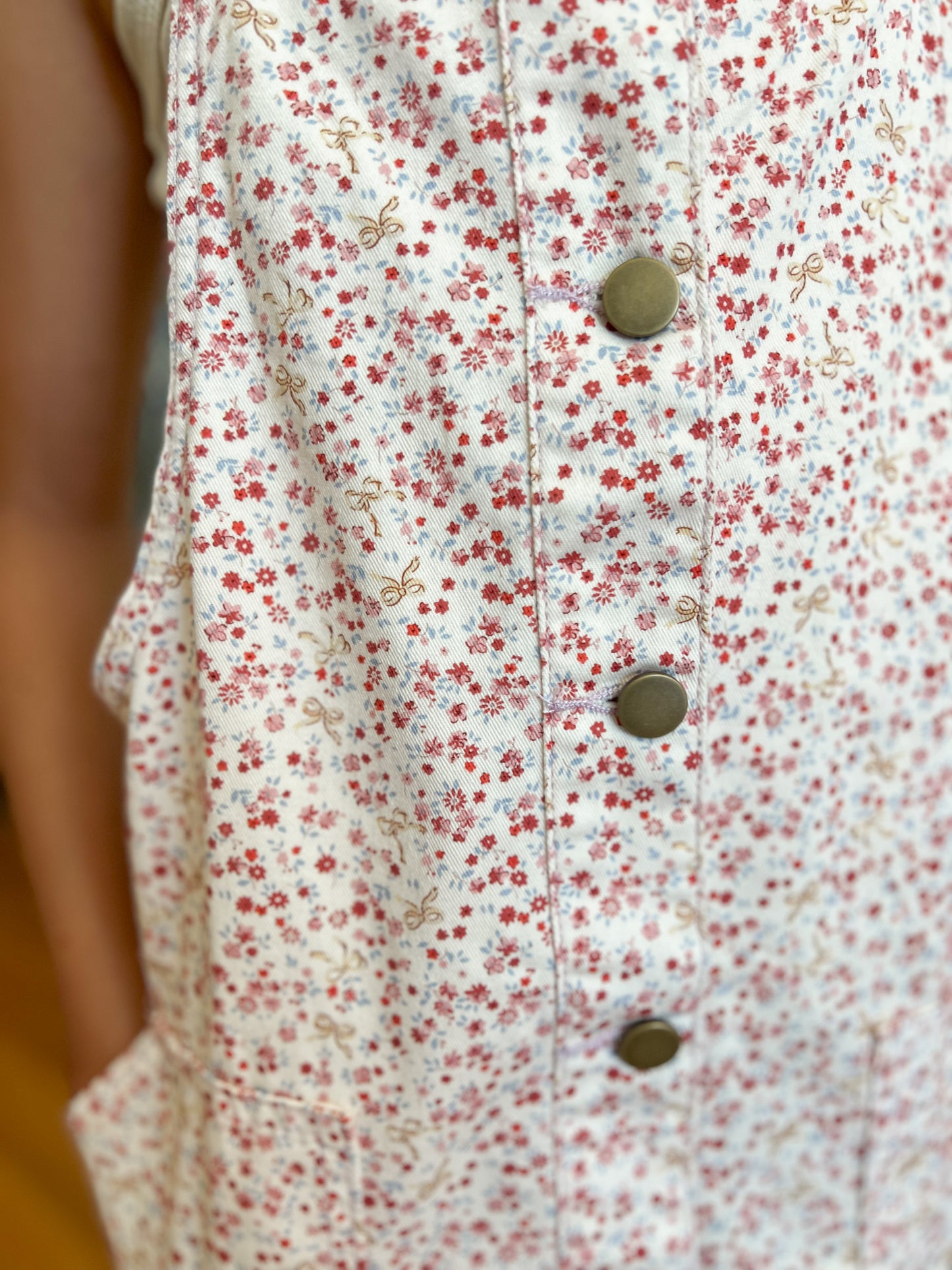 Tween/Kids Floral Overall Dress