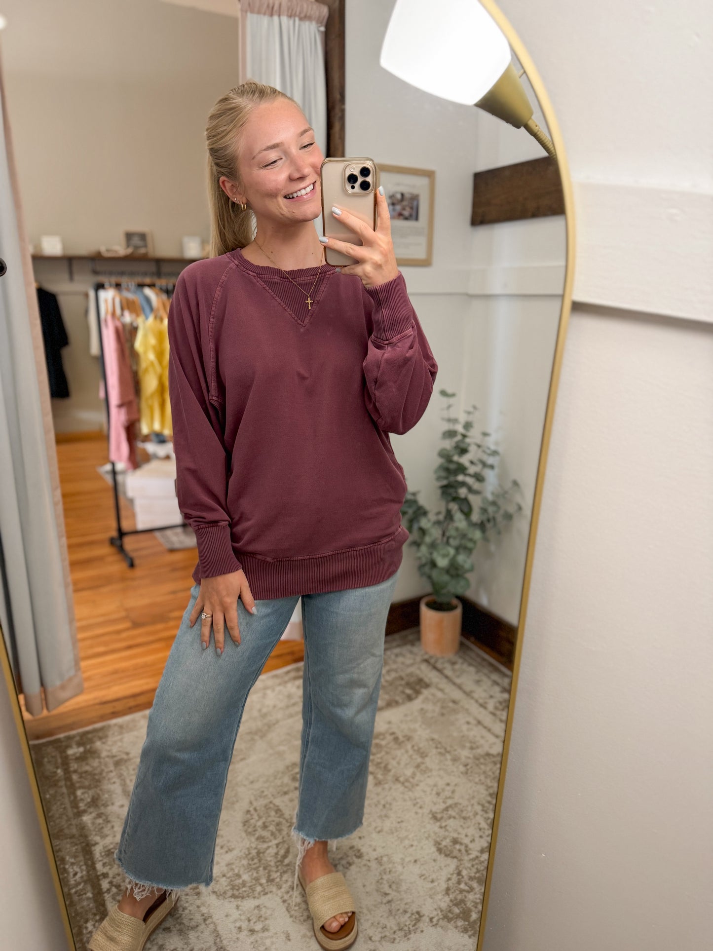 Pigment Dyed French Terry Pullover (8 colors)