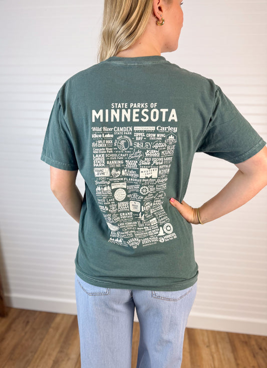 State Parks Minnesota Tee - Spruce