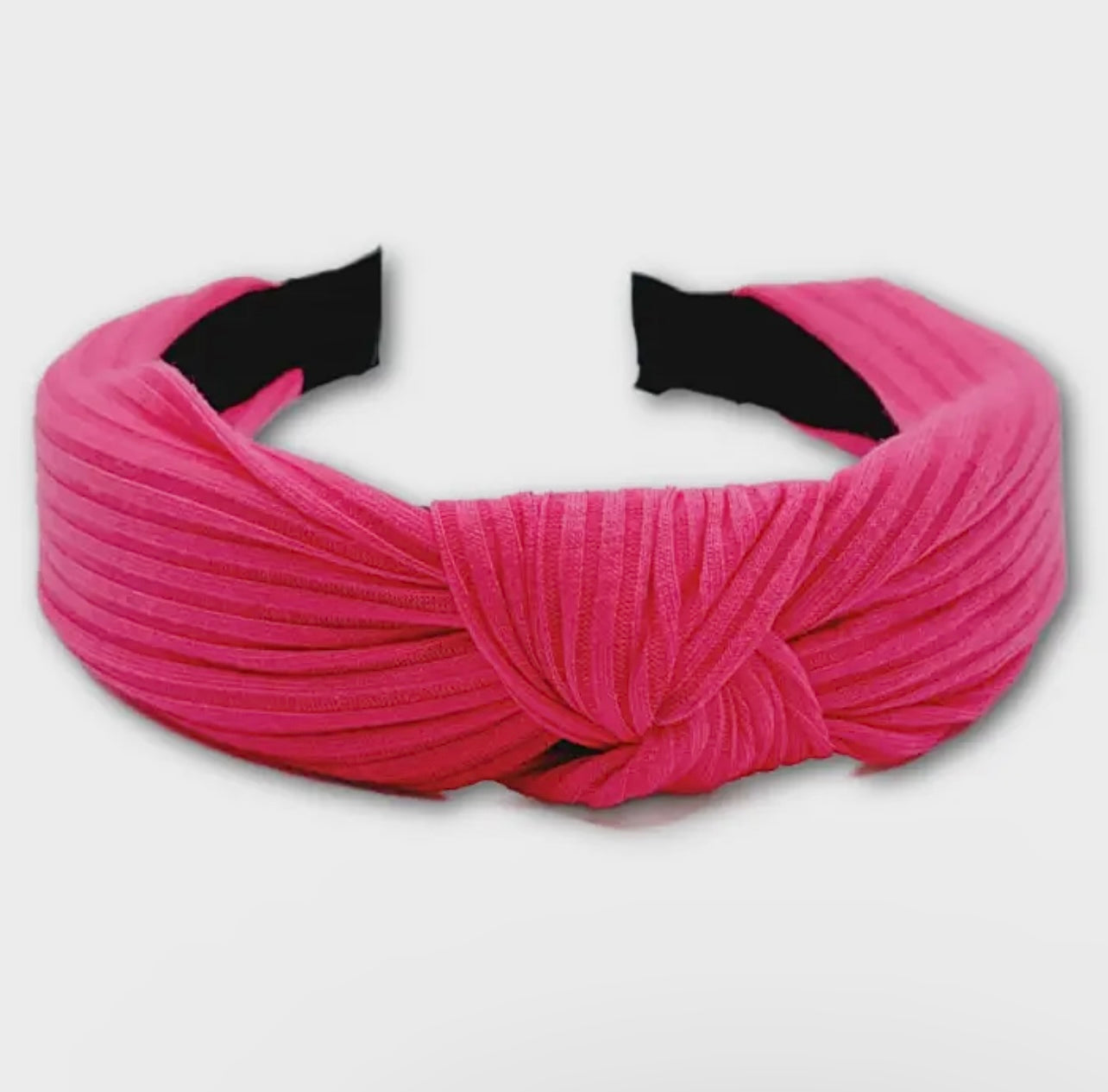 Twist Knot Headband - Hot Pink