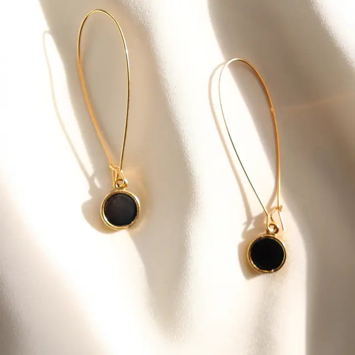 Angie Earrings - Black