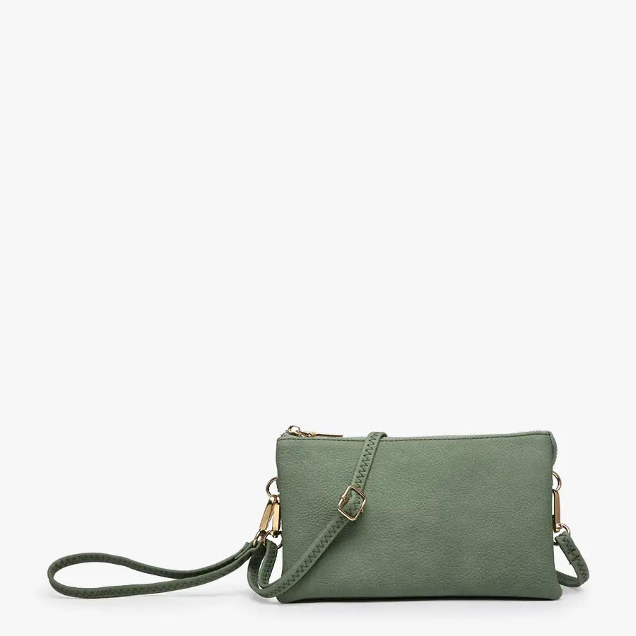 Vegan Leather Crossbody/Wristlet (8 colors)