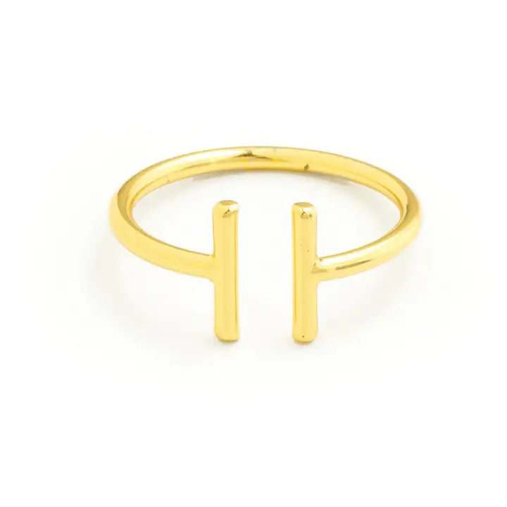 Double Bar Adjustable Ring