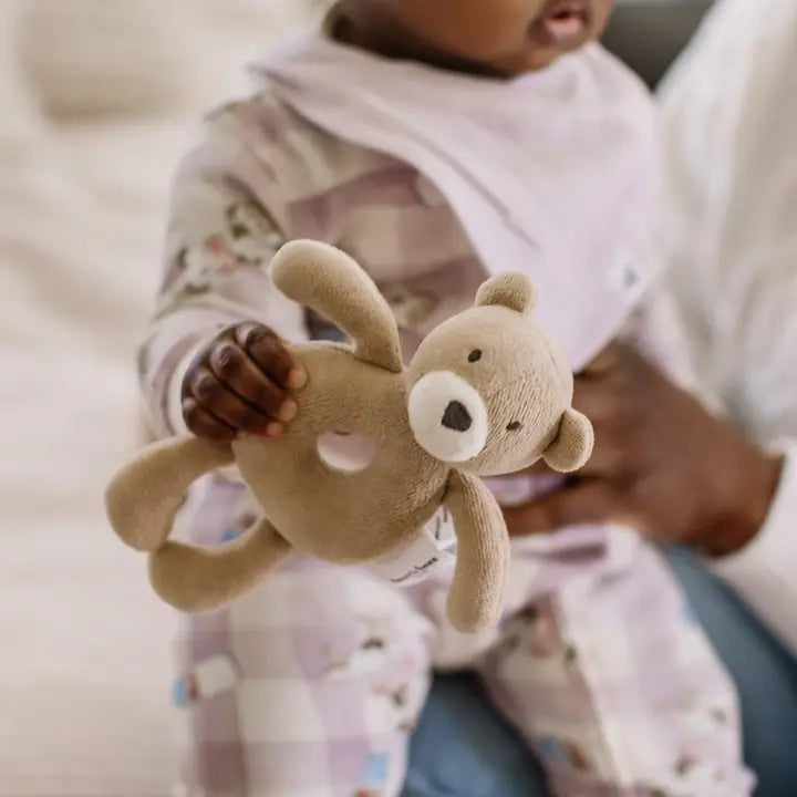 Bear Plush Baby Rattle