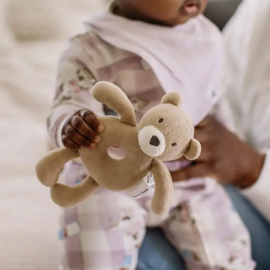 Bear Plush Baby Rattle