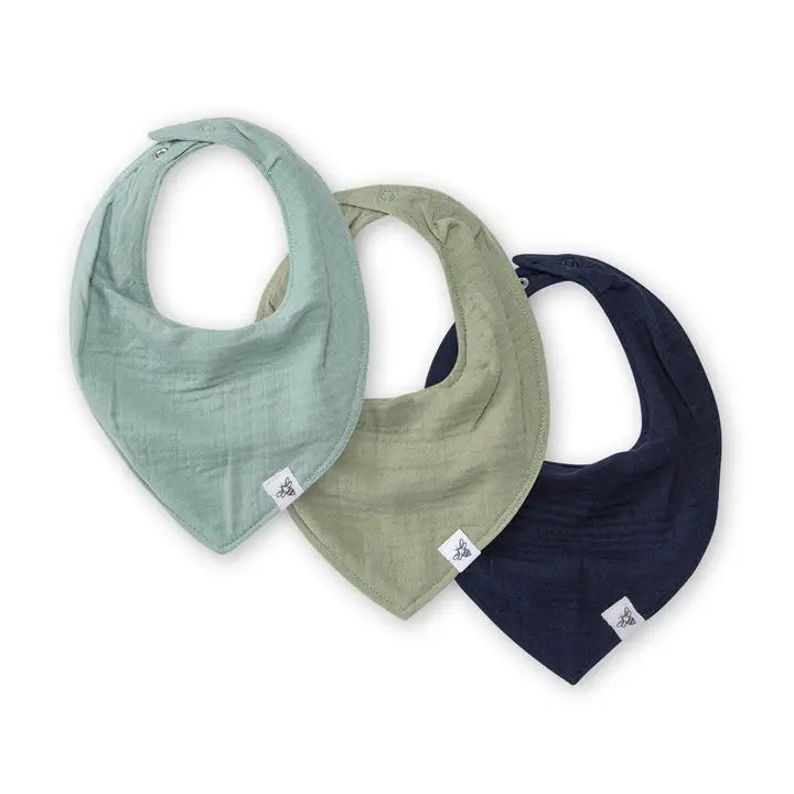 Organic Baby Bandana Bibs (6 colors)