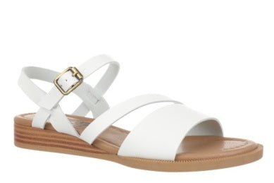 Strappy Summer Sandal - White