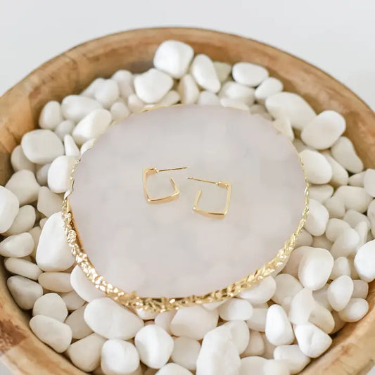 Timeless Shaped Earrings - 18k Gold Plated