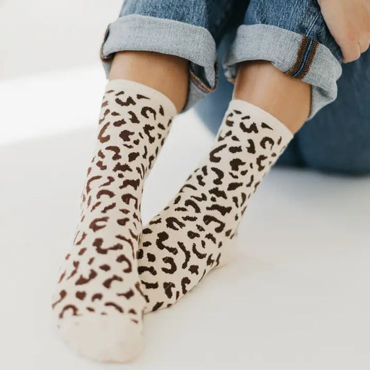 Cheetah Minimalist Socks (2 colors)