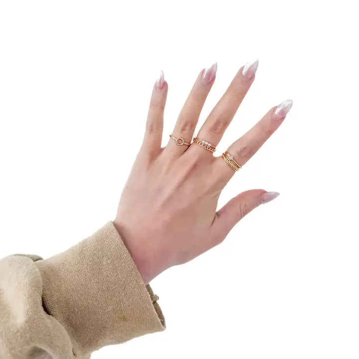 Pretty Simple Ring Set (2 styles)