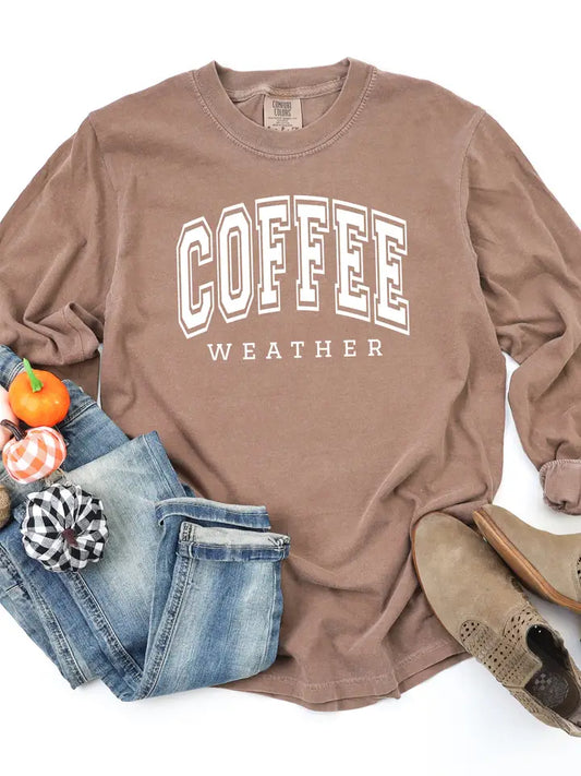 Coffee Weather Long Sleeve - Espresso