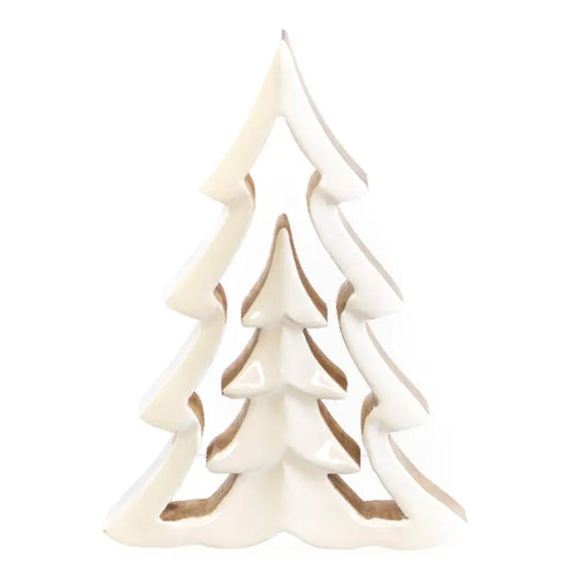 Enamel Cutout Tree
