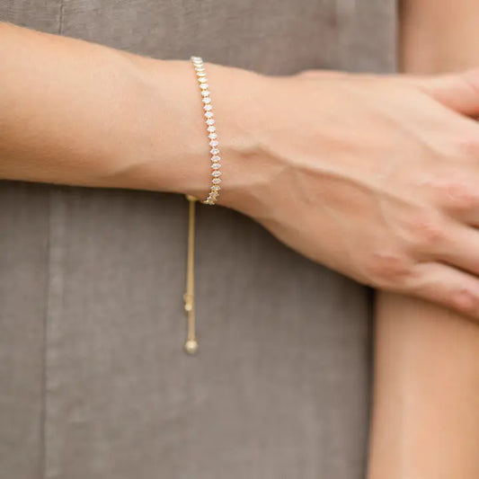 Diamond Shaped Pully Bracelet (2 colors)