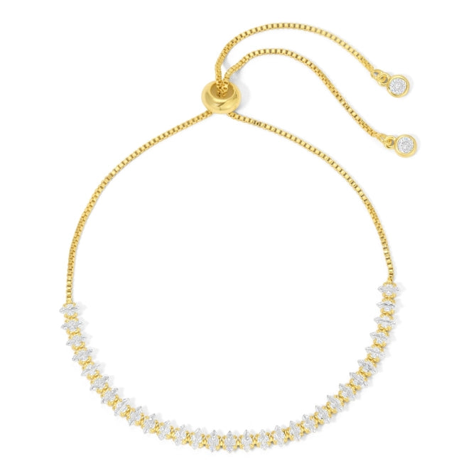 Diamond Shaped Pully Bracelet (2 colors)