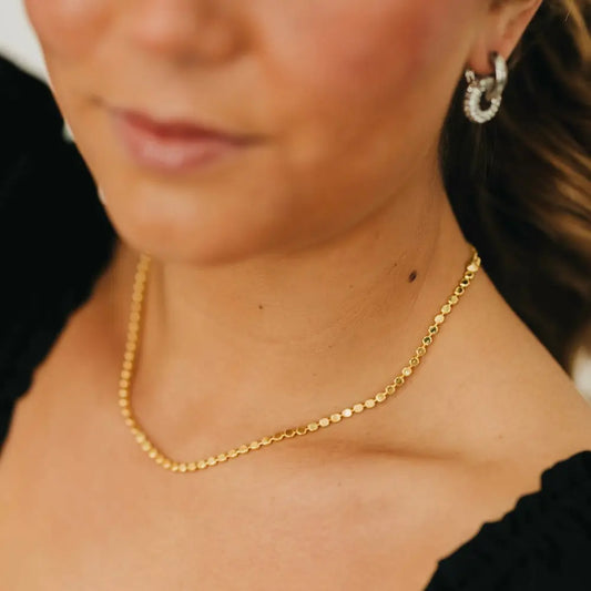 Disc Chain Neckalce - WATERPROOF