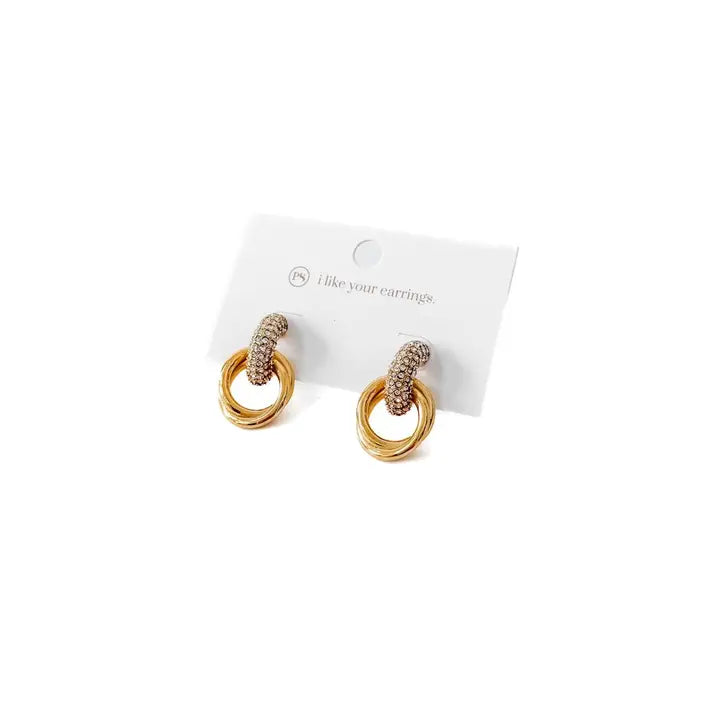 Double Hoop Earrings - WATERPROOF (2 colors)