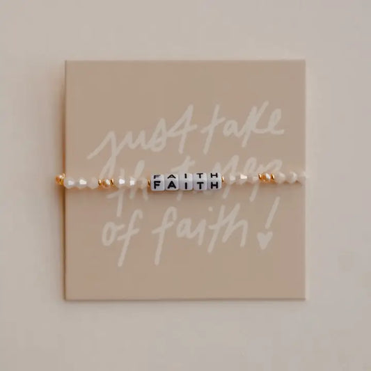 Beaded Faith Bracelet