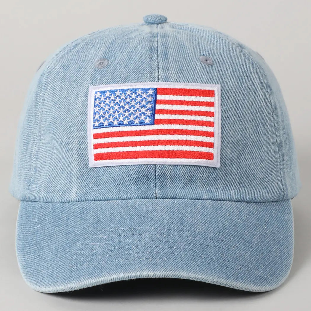 USA Flag Denim Hat