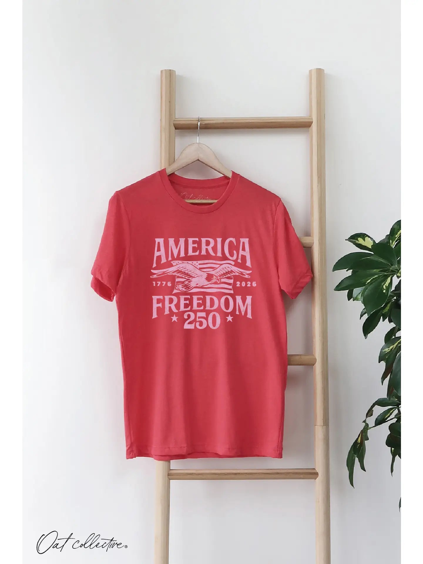 American Freedom 250 Graphic Tee - Red