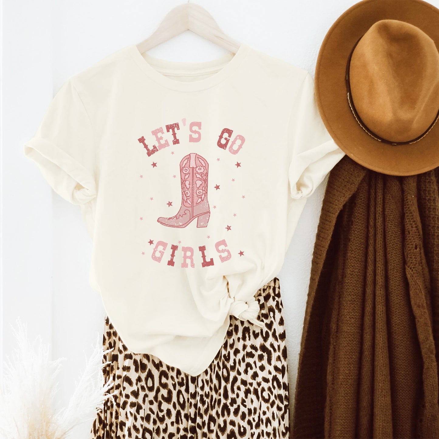 Let's Go Girls Graphic Tee - Cream