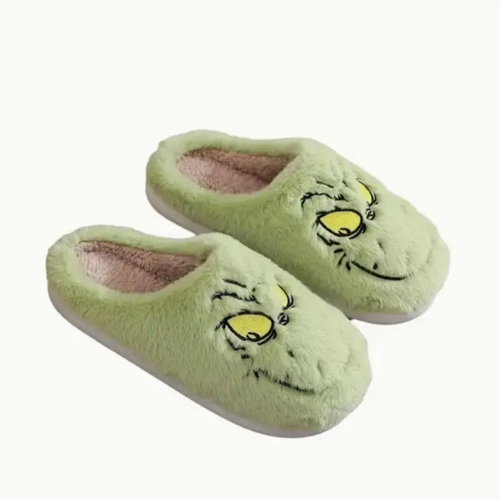 Grinch Slip-On Slippers