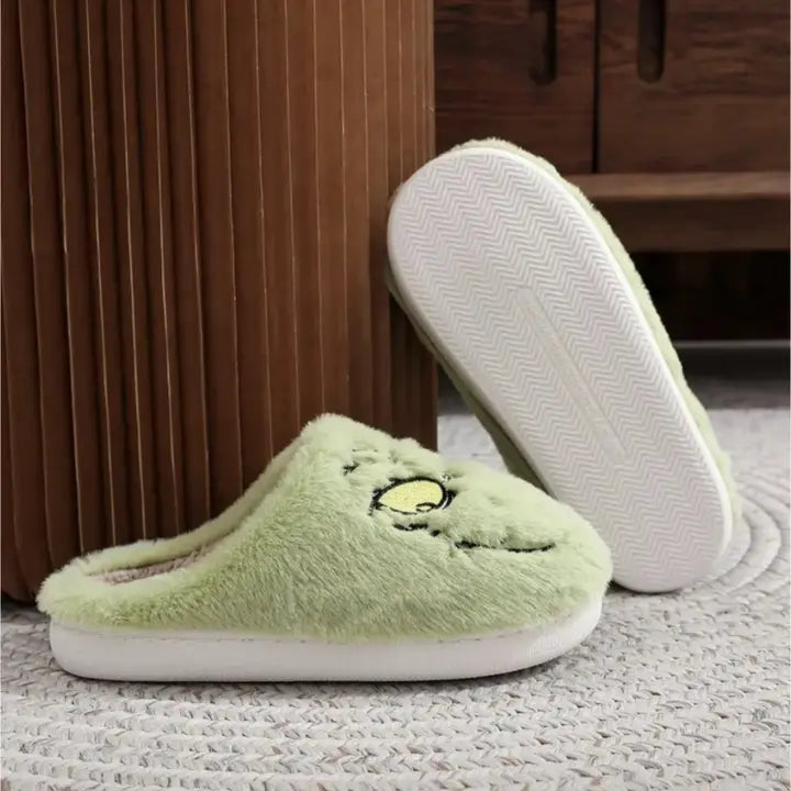 Grinch Slip-On Slippers