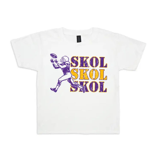 Vintage Skol Youth Tee - White
