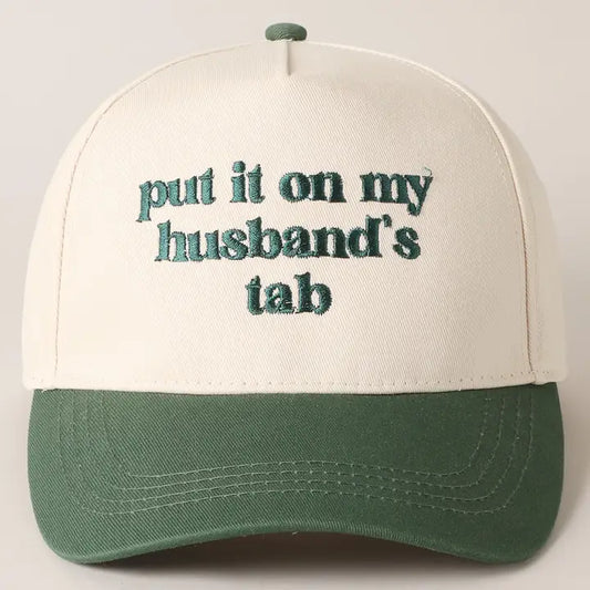 Husband's Tab Canvas Cap (2 colors)